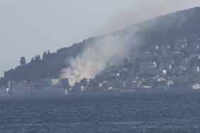 Heybeliada Deniz Harp Okulu'nda yangın paniği