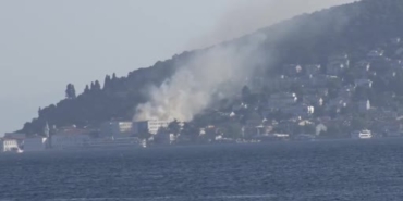 Heybeliada Deniz Harp Okulu'nda yangın paniği