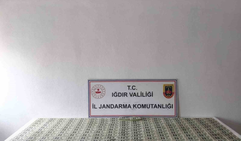 Iğdır'da 2,5 milyon lira değerinde sahte dolar ele geçirildi