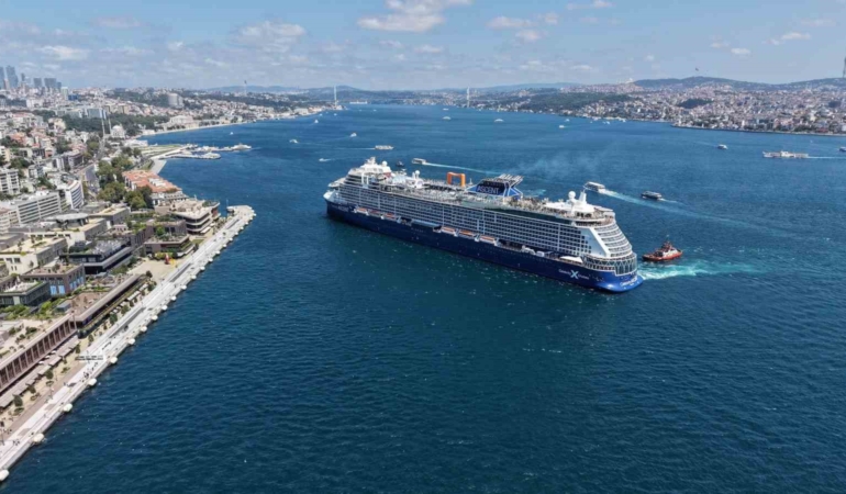 İstanbul Galataport, Celebrity Ascent Kruvaziyer Gemisini Ağırladı