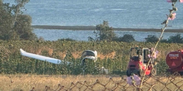 İstanbul'da özel uçuş okuluna ait eğitim uçağı pistten çıktı