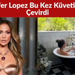 Jennifer Lopez Bu Kez Küveti Ofise Çevirdi