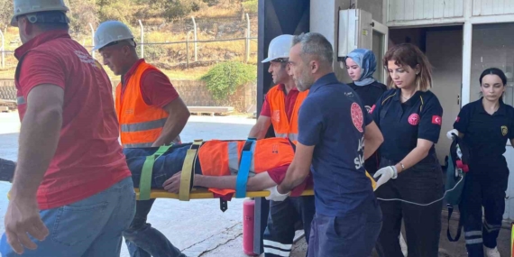 Kahramanmaraş'ta yangın söndürme tatbikatı gerçekleştirildi
