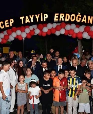 KAMAN'DA RECEP TAYYİP ERDOĞAN PARKI HİZMETE AÇILDI