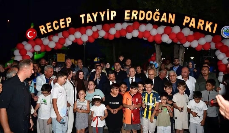 KAMAN'DA RECEP TAYYİP ERDOĞAN PARKI HİZMETE AÇILDI