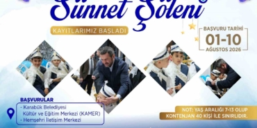 Karabük'te Geleneksel Sünnet Şöleni için kayıtlar başladı