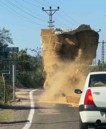 Karabük'te Yükleme Hatası Trafiği Tehlikeye Attı