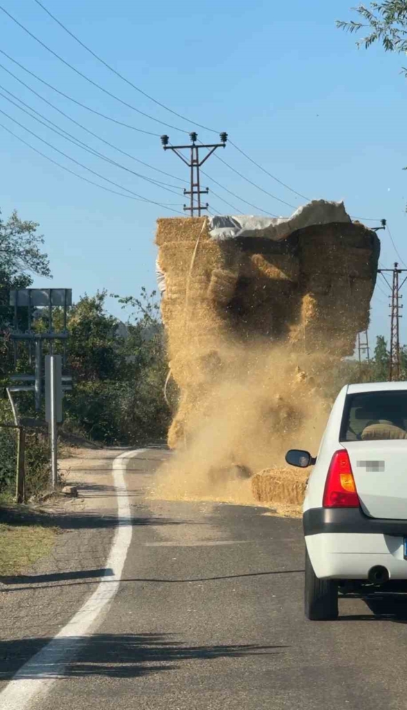 Karabük'te Yükleme Hatası Trafiği Tehlikeye Attı