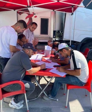 Karapınar'da 322 ünite kan bağışı toplandı