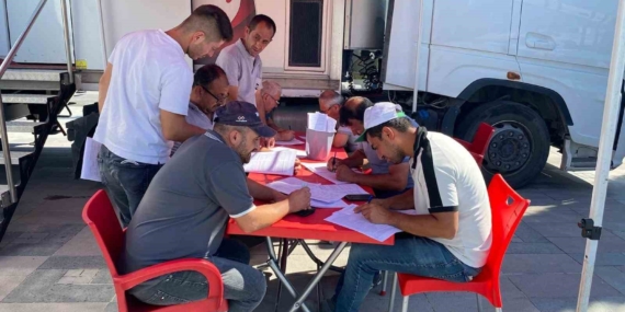 Karapınar'da 322 ünite kan bağışı toplandı