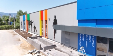 Kartepe'deki Acısu Spor Kompleksi inşaatı hızla devam ediyor