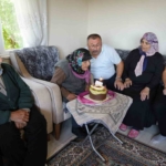 Kastamonu'da 100 yaşına giren Atiye Kurtoğlu'nun doğum günü kutlandı