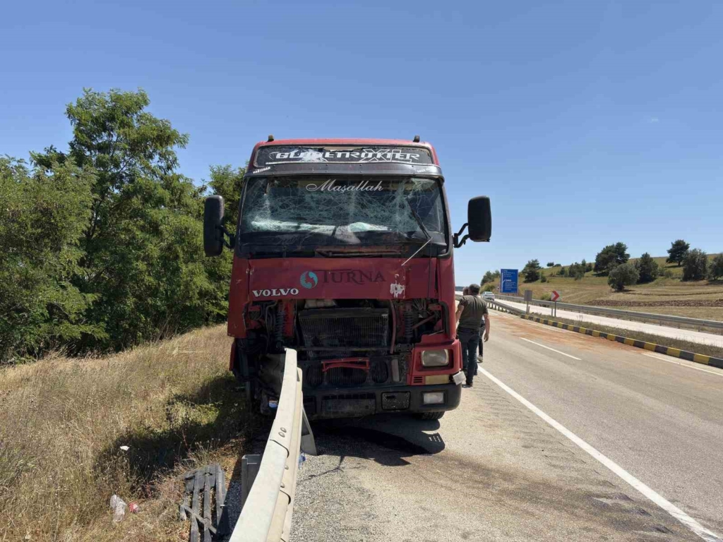 Kastamonu'da tırla çarpışan traktörün sürücüsü yaşamını yitirdi