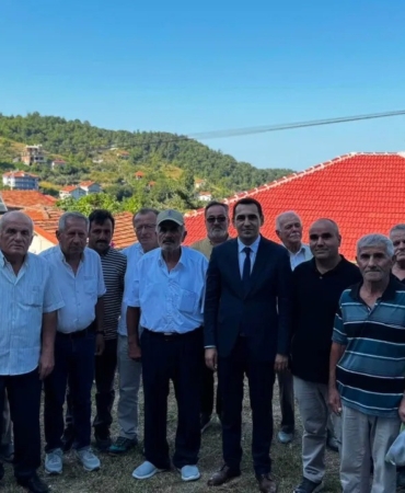 Kaymakam Mevlana Kürkcü, Sinop'ta Köy Ziyaretleri Gerçekleştirdi