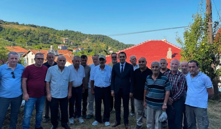 Kaymakam Mevlana Kürkcü, Sinop'ta Köy Ziyaretleri Gerçekleştirdi