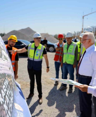 Kayseri'de Kartal Kavşağı Projesi'nde İnceleme Yapıldı