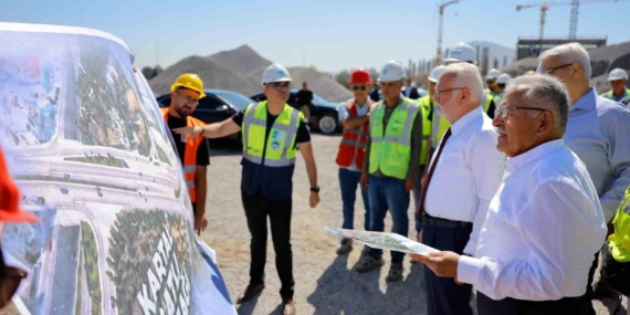 Kayseri'de Kartal Kavşağı Projesi'nde İnceleme Yapıldı