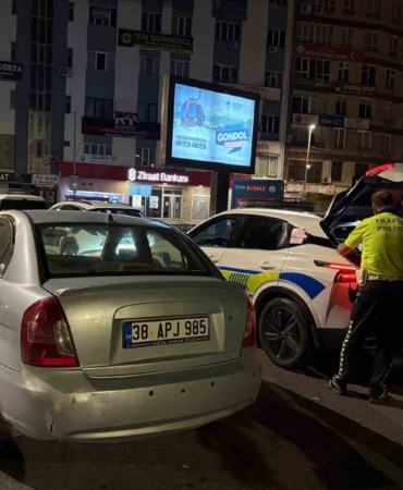 Kayseri'de korsan taksiye 100 bin TL ceza kesildi