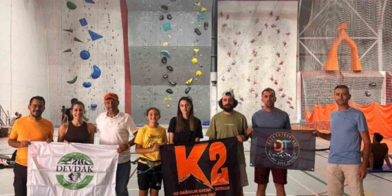 Kayseri'den 29 sporcu tırmanış eğitimini başarıyla tamamladı
