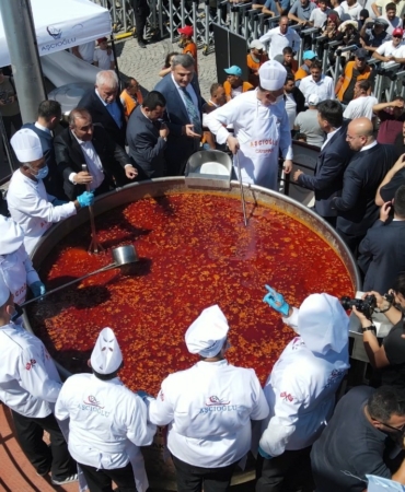 Kelkit'te Kuru Fasulye ile Dünya Rekoru Kırıldı