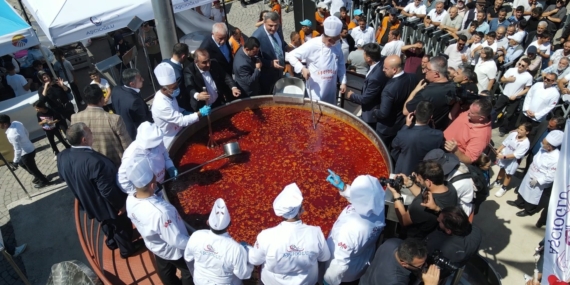 Kelkit'te Kuru Fasulye ile Dünya Rekoru Kırıldı