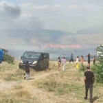 Keşan'da çıkan yangında bir ev tamamen yandı