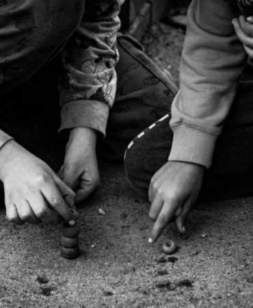 Kırıkkale'de çocuklar geleneksel sokak oyunlarıyla eğlendi