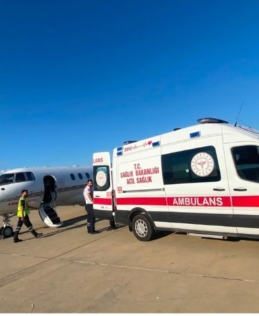Kırklareli'nde ağır yaralı hasta hava ambulansıyla Ankara'ya sevk edildi