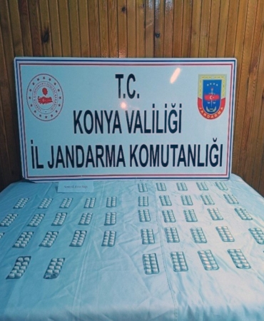 Konya'da jandarma 47 uyuşturucu operasyonu gerçekleştirdi
