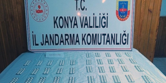 Konya'da jandarma 47 uyuşturucu operasyonu gerçekleştirdi