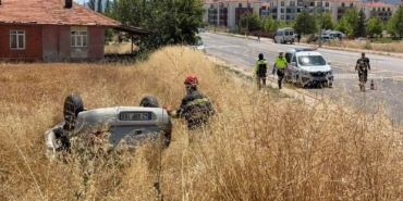 Konya'da otomobil kazasında 4 kişi yaralandı
