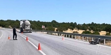 Kütahya'da beton mikseri motosiklete çarptı: 1 ölü, 1 ağır yaralı