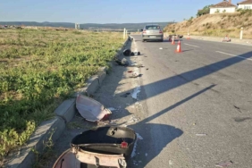 Kütahya'da elektrikli bisiklet kazasında sürücü hayatını kaybetti