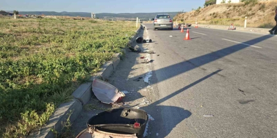 Kütahya'da elektrikli bisiklet kazasında sürücü hayatını kaybetti