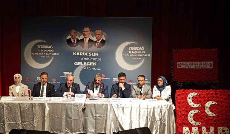 MHP Genel Başkan Yardımcısı Fethi Yıldız Tekirdağ'da Kongreye Katıldı