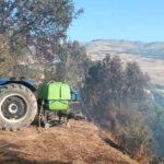 Malatya'da çıkan yangında 2 ahır ve bir evin çatısı yandı