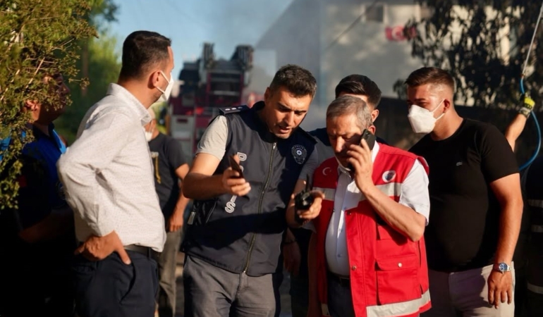 Malatya'daki yangın kontrol altına alındı, soğutma çalışmaları sürüyor