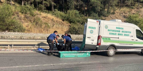 Manisa'da motosiklet kazası: Sürücü hayatını kaybetti