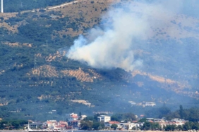 Marmara Adası'nda orman yangınına müdahale sürüyor
