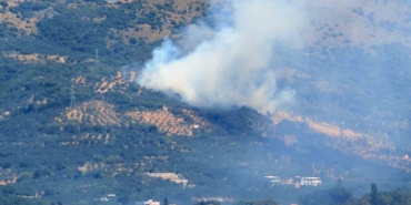 Marmara Adası'nda orman yangınına müdahale sürüyor