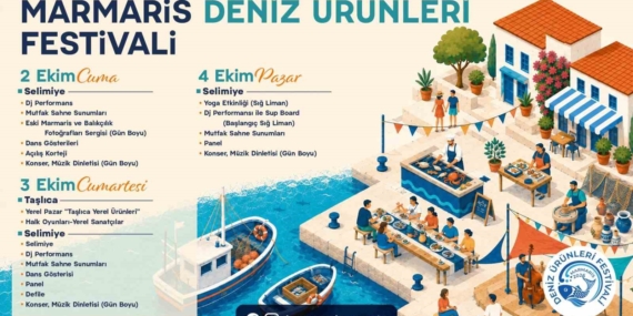 Marmaris'te 2. Deniz Ürünleri Festivali 2-4 Ekim'de