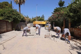 Marmaris'te yol yenileme çalışmaları hız kazandı
