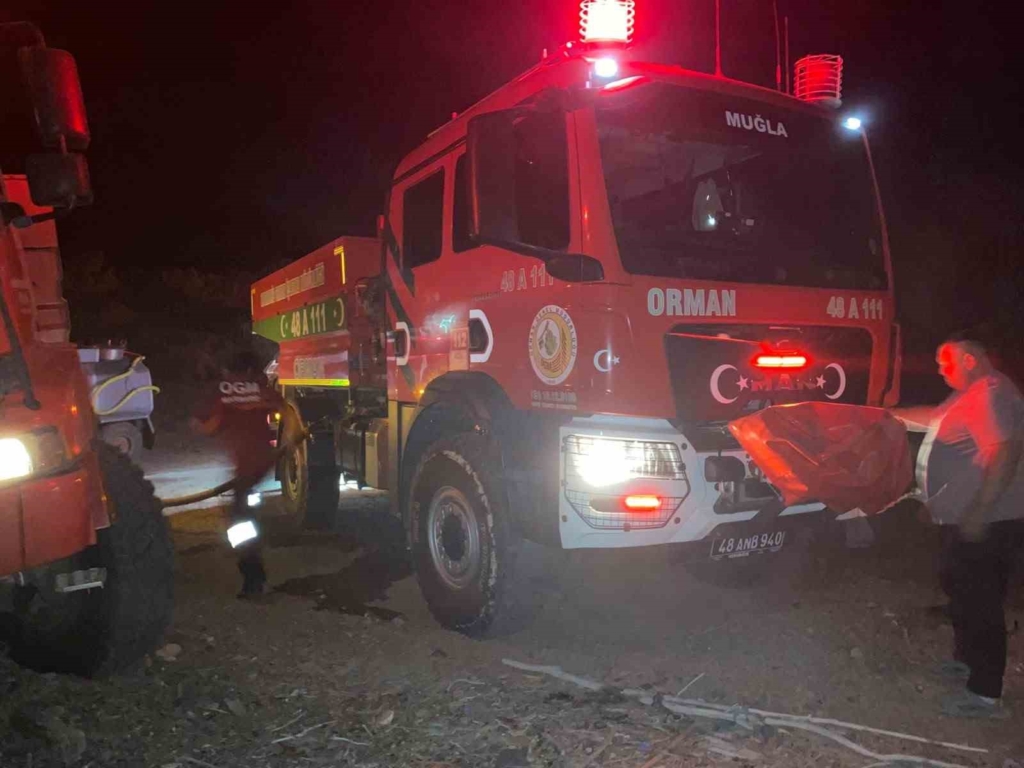 Marmaris'teki orman yangını hızlı müdahale ile kontrol altına alındı