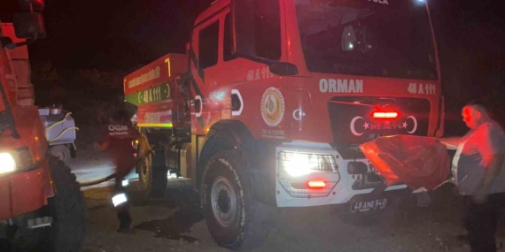 Marmaris'teki orman yangını hızlı müdahale ile kontrol altına alındı