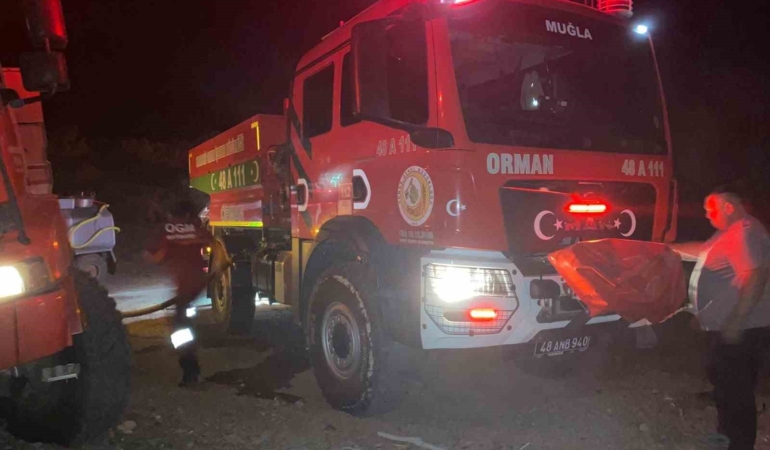 Marmaris'teki orman yangını hızlı müdahale ile kontrol altına alındı