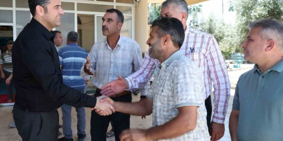 Mersin'de Beşikçi, Huzurkent'teki muhtarlarla bir araya geldi