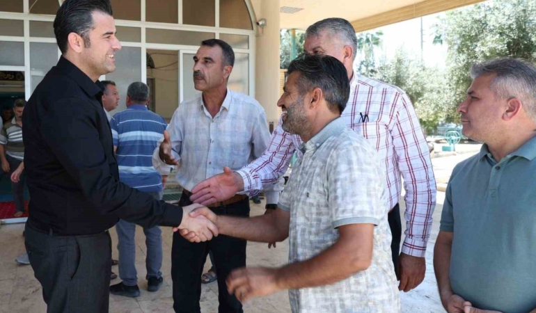 Mersin'de Beşikçi, Huzurkent'teki muhtarlarla bir araya geldi
