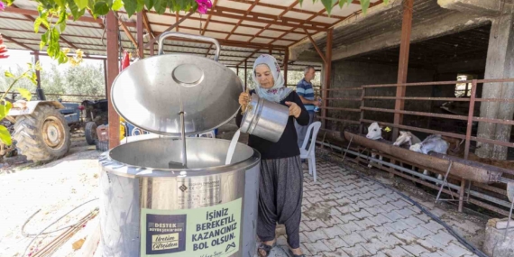 Mersin'de üreticilere süt soğutma tankı desteği sağlanıyor