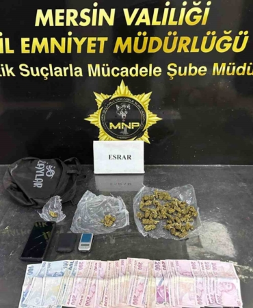 Mersin'de uyuşturucu operasyonu: 3 kişi tutuklandı