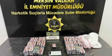 Mersin'de uyuşturucu ticareti yapan iki kişi tutuklandı